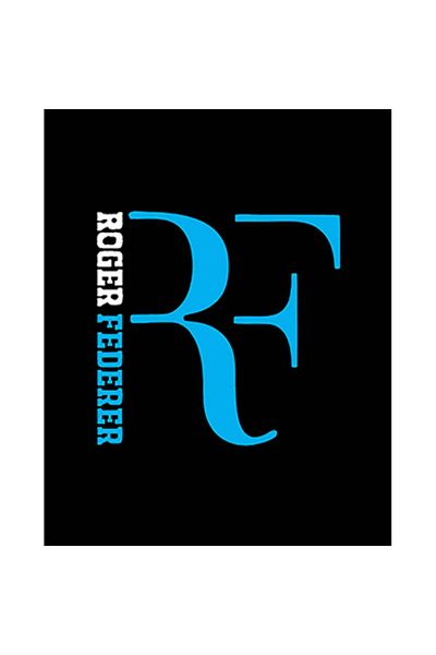 Z zepplin Roger Federer Logo albastru Patch mare pe spate
