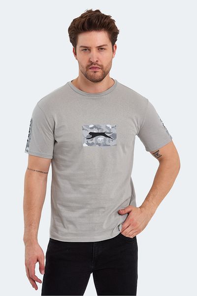 Slazenger Ανδρικό T-Shirt - Stone Grey