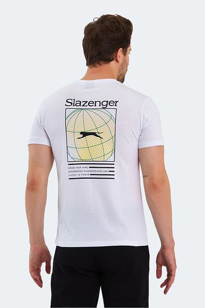 Slazenger Poll Ανδρικό T-shirt Λευκό