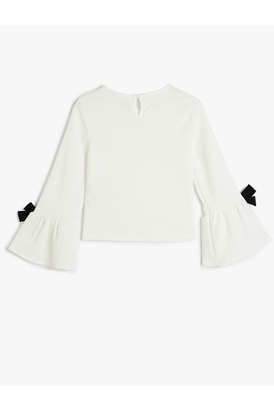 Koton white Bowtie Detail Blouse