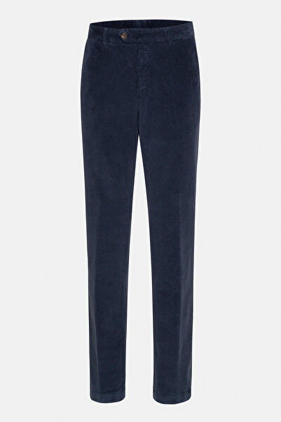 Edwards Erkek Lacivert Kadife Pantolon