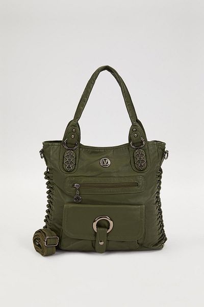 Levidor Green Knot Detailed Shoulder Bag