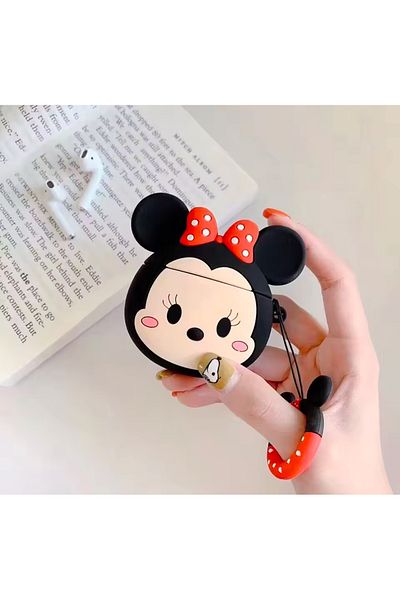 casekingdom Apple AirPods 4Th Generation Compatible Minni Mouse Patterned AirPods Case