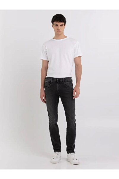 Replay Erkek Siyah Streç Jean Pantolon