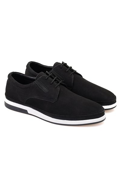 Desa Ανδρικά δερμάτινα casual παπούτσια Celia Black