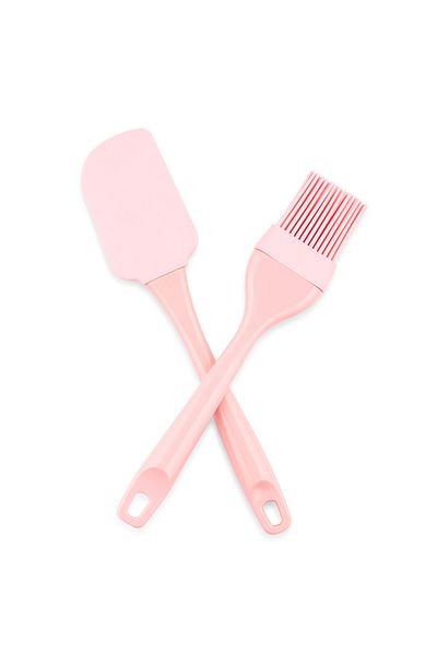 silcap silicone Set of 2 Colorful Silicone Spatulas and Brushes