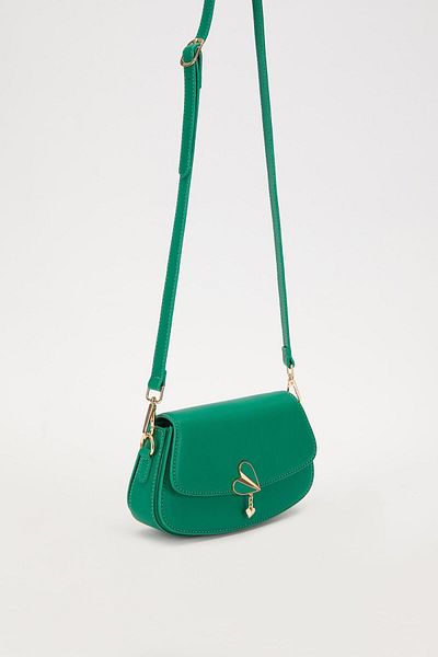 Levidor Grass Green Heart Accessory Shoulder Bag