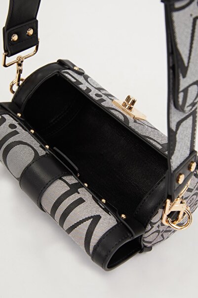 Levidor Siyah Silindir Şekilli Omuz Çantası 930278