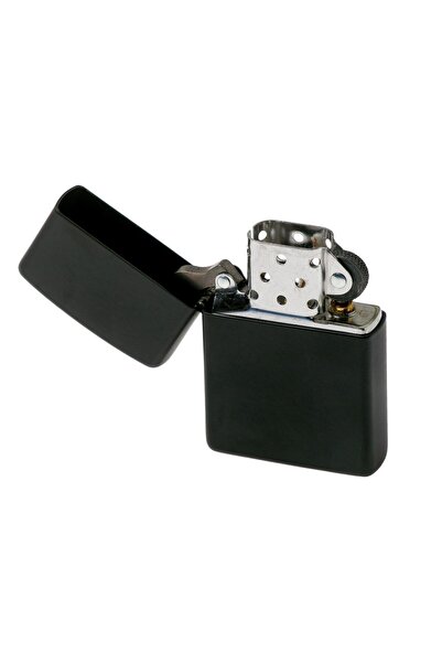 Home Siyah Klasik Zippo Çakmak - Şık ve Dayanıklı Tasarım