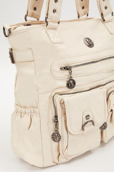 Levidor Geantă de umăr cu detaliu alb