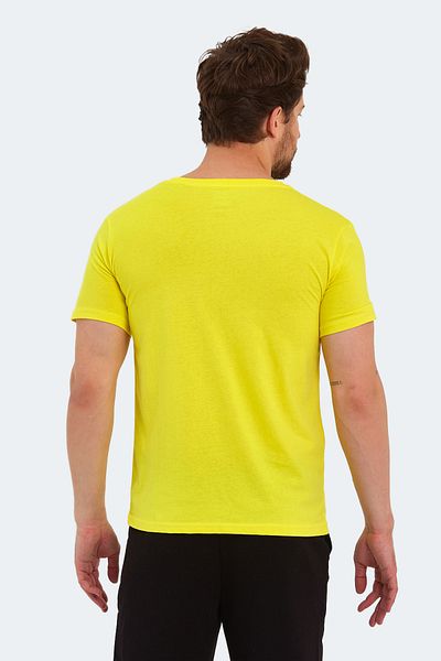 Slazenger Ανδρικό T-shirt Sargon Ktn Ανοιχτό κίτρινο