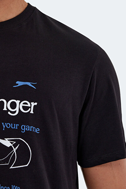 Slazenger Ανδρικό T-shirt Karnen Over Μαύρο