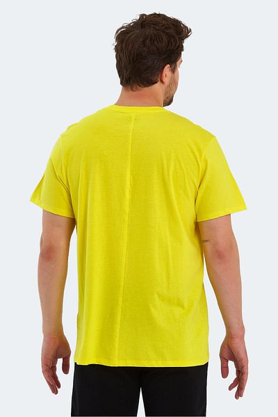 Slazenger كارنين أوفر تي شيرت رجالي أصفر فاتح