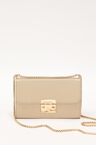Levidor Gold Zincir Saplı Omuz Çantası