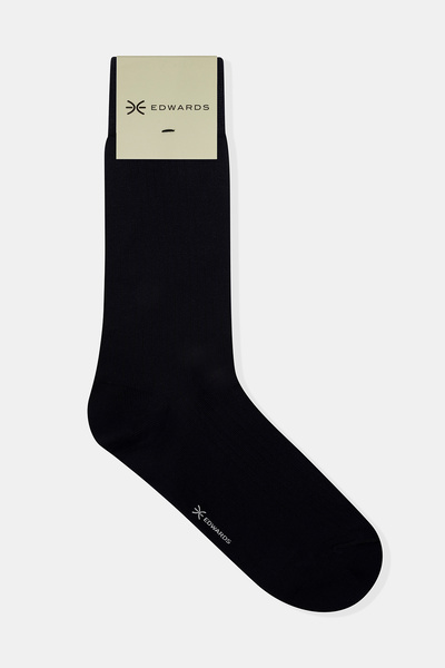 Edwards Erkek Lacivert Merserize Çorap