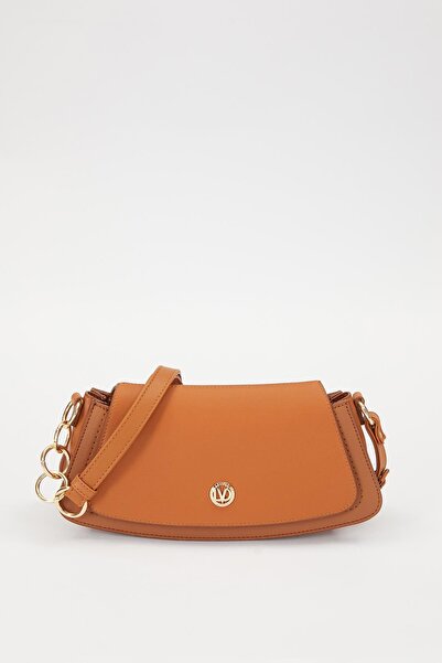 Levidor Camel Oval Sekilli Omuz Çantası