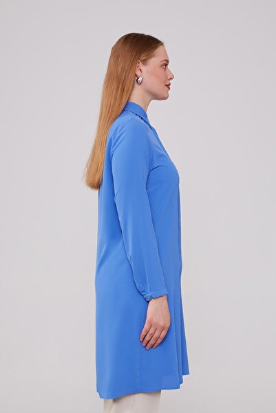 Levidor Indigo Chiffon Tunic