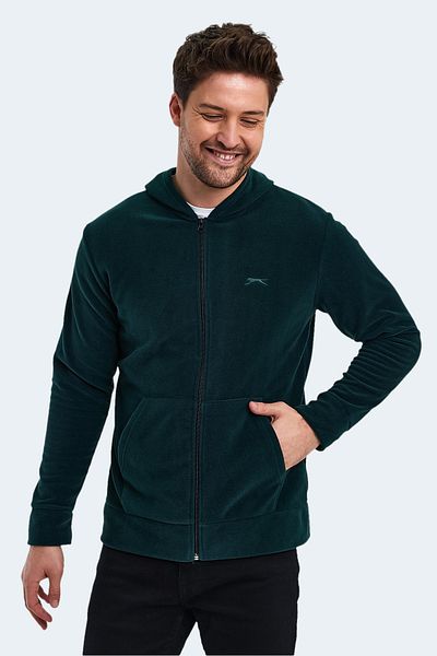 Slazenger Ανδρικό Πράσινο SAMSON IN Fleece - Σκούρο Πράσινο