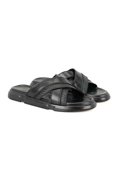 Desa Papuci de piele pentru bărbați Samuel Black