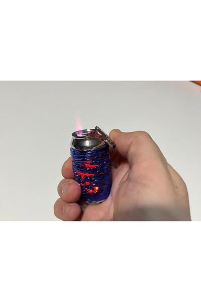 İNDİRİM CENTER 2025 Özel Tasarım Işıklı Kutu Içecek Şeklinde Gazlı Jet Çakmak...