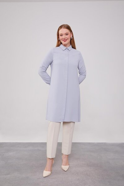 Levidor Сіра шифонова туніка