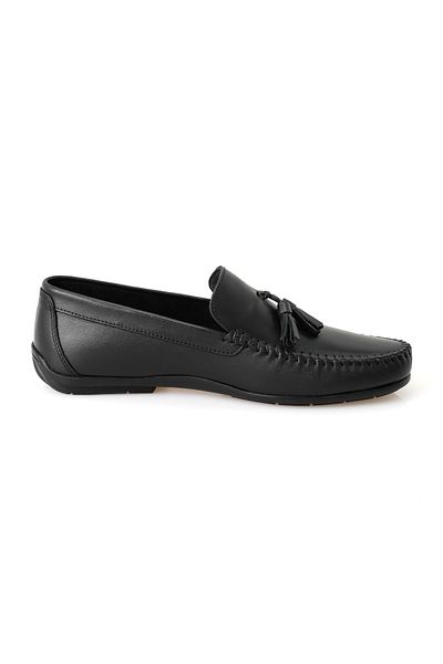 Desa Ανδρικό δερμάτινο loafer Brendan Black