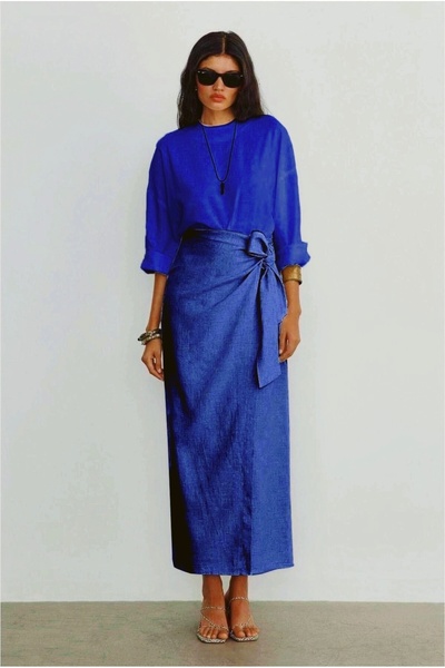 Avakado مجموعة مزدوجة من مزيج الكتان