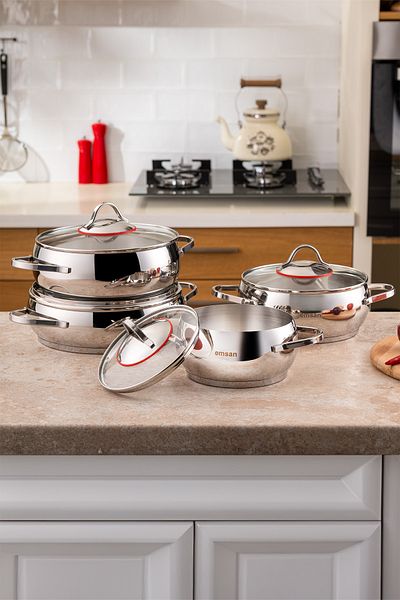 Emsan Ceylon Cookware Set 8 Pieces