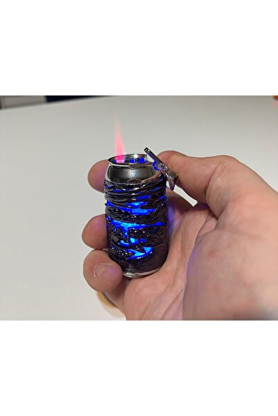 İNDİRİM CENTER 2025 Özel Tasarım Işıklı Kutu Içecek Şeklinde Gazlı Jet Çakmak Süper Yeni Ürün