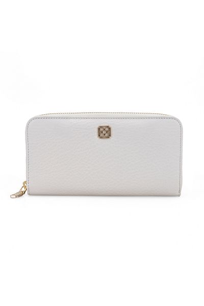 Desa Bibiana Beige Women's Leather Wallet