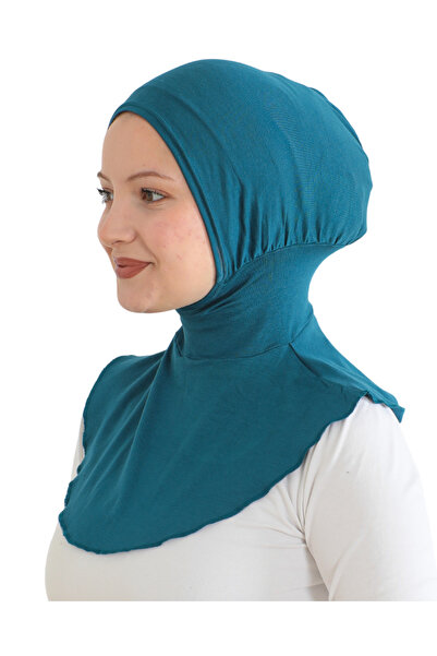 Modish Group Women's Neck Collar Hijab Hijab Practical Sports Bonnet - Turquoise
