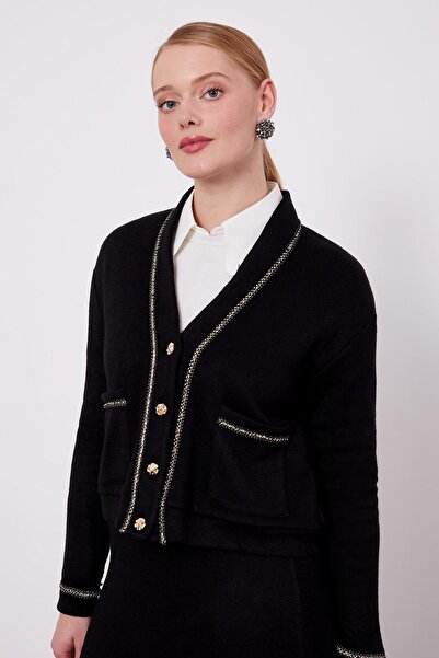 Levidor Black Pearl Stripe Skirt Suit