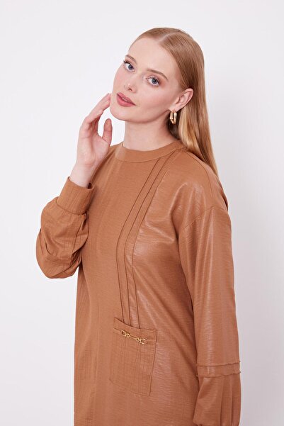 Levidor Σετ δύο τεμαχίων Aerobin με λεπτομέρεια καφέ τσέπης