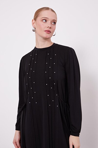 Levidor Black Sports Suit with Rope Ties on the Sides