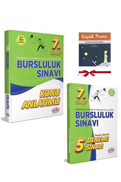 Editör Yayınevi 2025 Editör 7.sınıf Bursluluk Sınavı Konu Anlatımlı Deneme Sı...