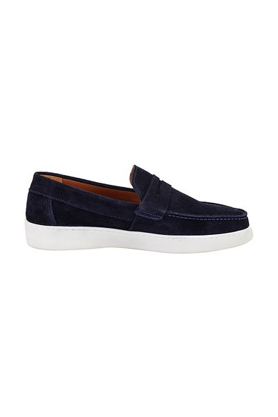 Desa Ανδρικά δερμάτινα casual παπούτσια Renfred Navy Blue