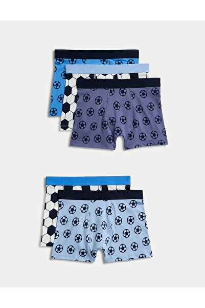 Marks & Spencer 5'li Futbol Temalı Trunk (5-12 Yaş)