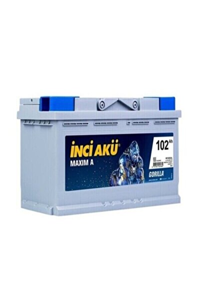 İNCİ AKÜ Maxim A 12v 102ah 860cca 2024 Üretim