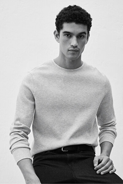 H&M Slim Fit Petek Dokulu Jarse Üst