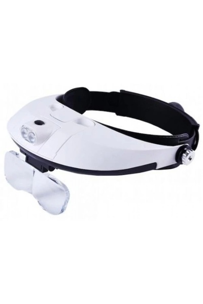 Epilons عدسة مكبرة متعددة الوظائف مع 5 عدسات، نوع غطاء الرأس مع إضاءة MG81001-G