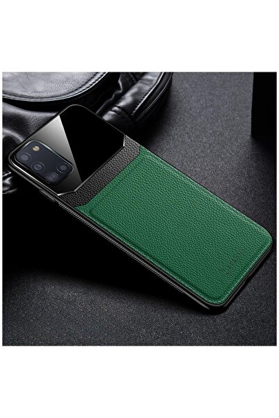 Dara Aksesuar حافظة جلدية متوافقة مع هاتف سامسونج جالاكسي A31 مع عدسة زيبانا ...