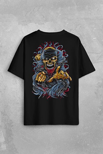 Kendim Seçtim Zombie Halloween Craniu Întuneric Vampir Spate Față Tricou over...