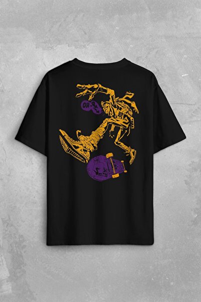 Kendim Seçtim Ninja Turtle Skateboard Tmnt Skate - Unisex Oversize kroj majica