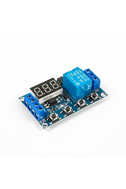 Rodevino Zaman Ayarlı Geciktirmeli Röle Kartı Led Ekran 6-30v Micro Usb Girişli