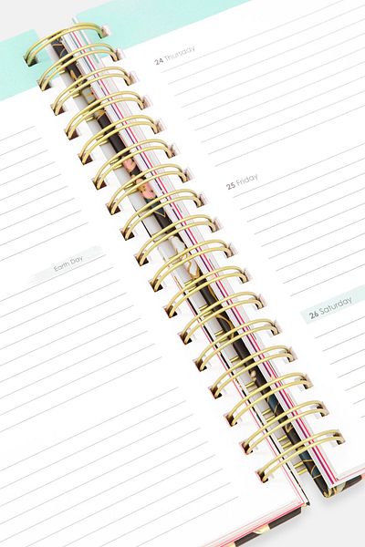 Votum Great Ides Start Here 18 Month Planner Agenda, Black Combo