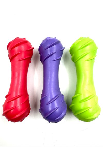 Oval Kemik Model Sesli Köpek Isırma Oyuncağı 3lü Set