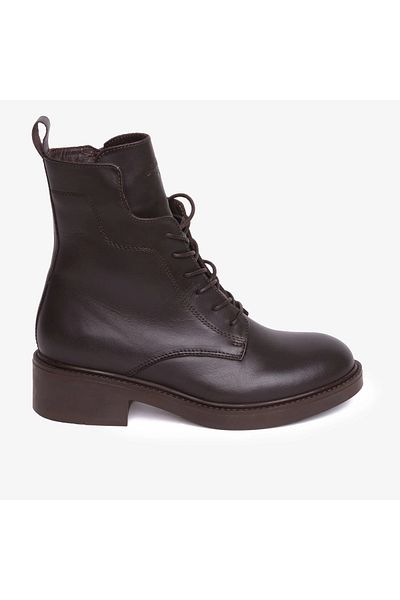 Greyder 30960 Γυναικείες καφέ γνήσιες δερμάτινες μπότες casual