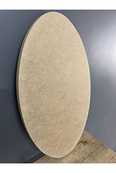 Elit ahşap ELİPS DOLU ÇERÇEVE 48X28X1.8 KALINLIĞINDA HAM MDF