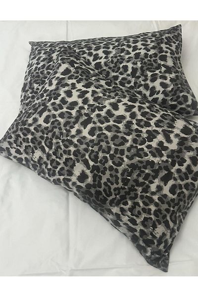 GERCELLA 2 Pieces Leopard Print 50X70 cm 100% Cotton Pillowcases Pillow Case