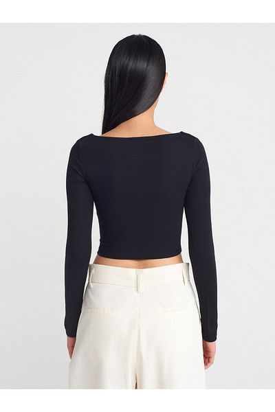 Dilvin 31507 Long Sleeve Ball-Black